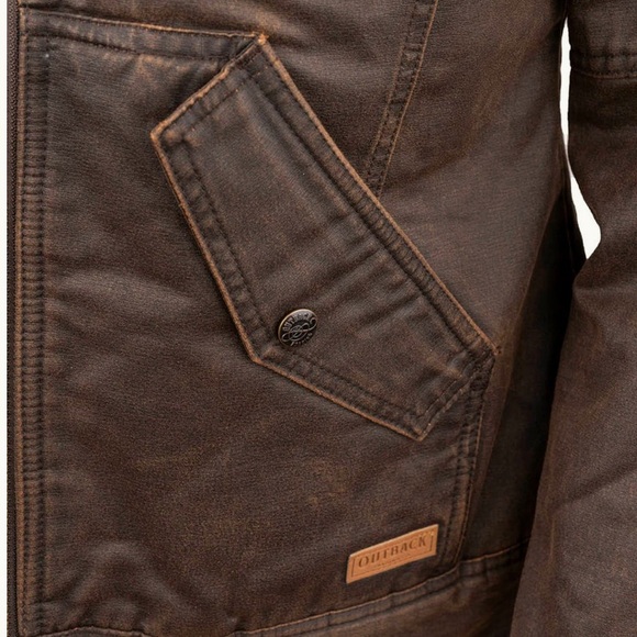 OUTBACK TRADING CO WOMEN’S HEIDI CANYONLAND JACKET SIZE LARGE IN BROWN - Picture 5 of 14